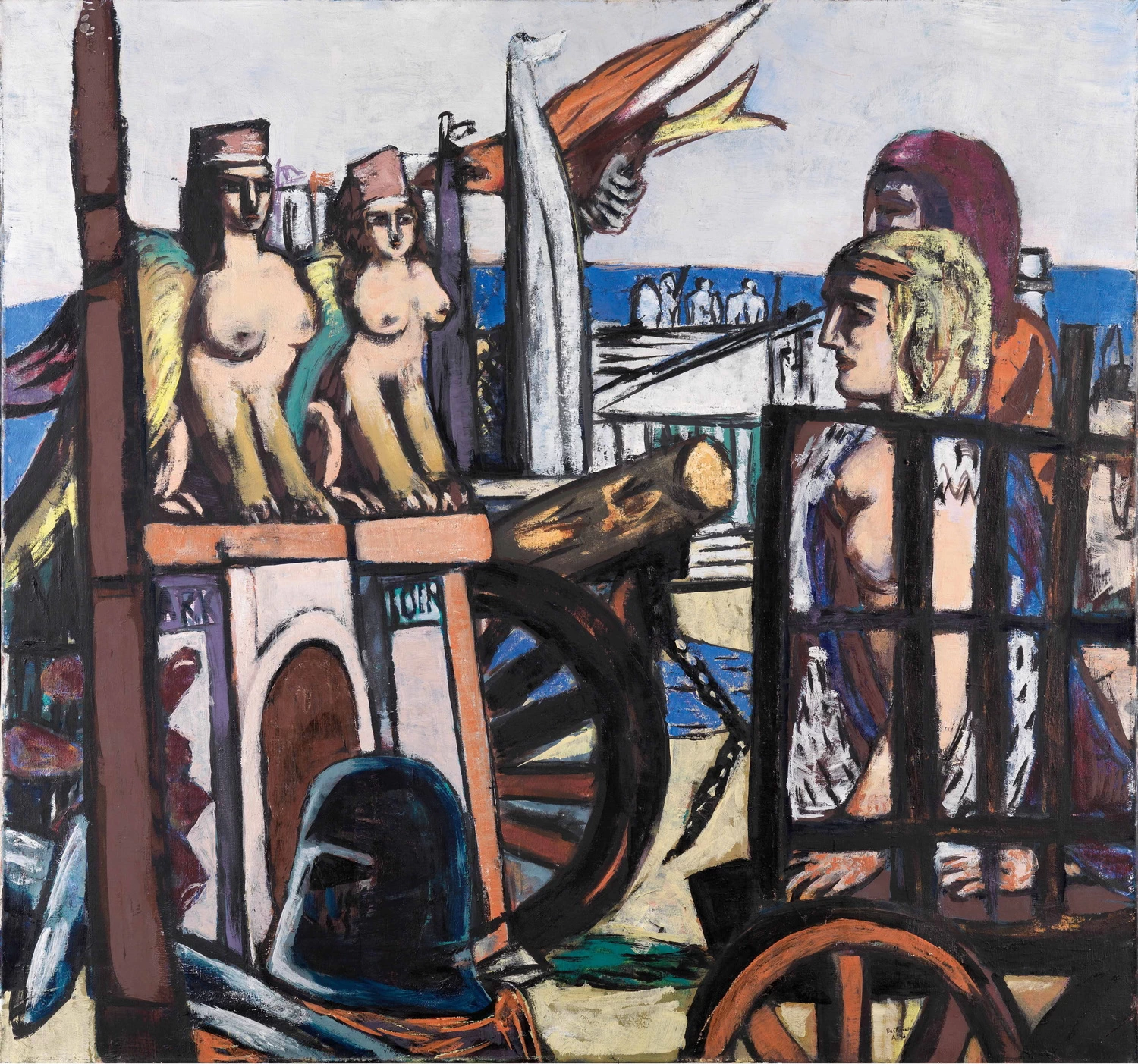 L'asportazione delle sfingi, 1945 - Staatliche Kunsthalle Karlsruhe